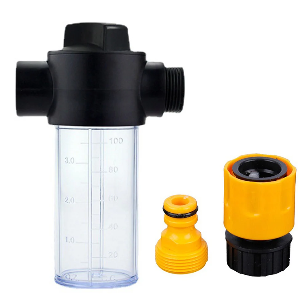 Description Picture 3 of item100ML Water Foam Pot Garden Hose Foam Lance Clean Washing Foamer Car Wash Water Gun Soap Foam Spray Bottle Cleaning Tool