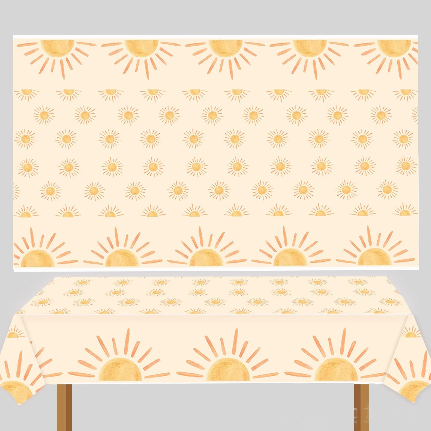 1set Böhmischen Sonne Einweg Geschirr Pappteller Tassen Für Böhmischen Sonne 1st Alles Gute Zum Geburtstag Party Dekoration Geschenk Halter Versorgung – Detail 4