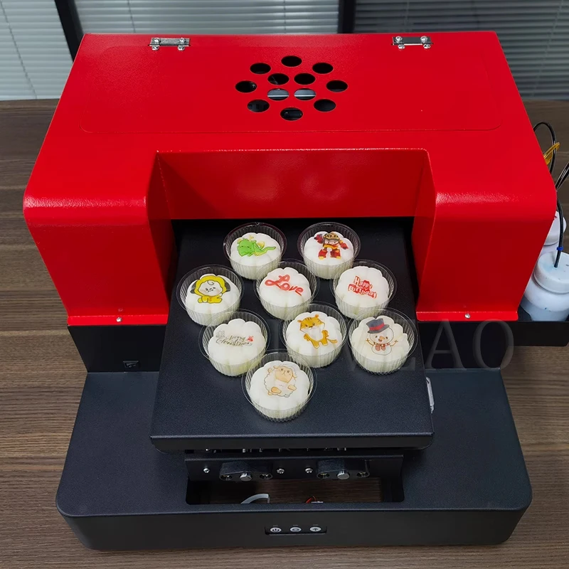 Automatic Beverages Food Selfie Edible Ink Cake Coffee Latte Art 3D Printer Food Printing Machine