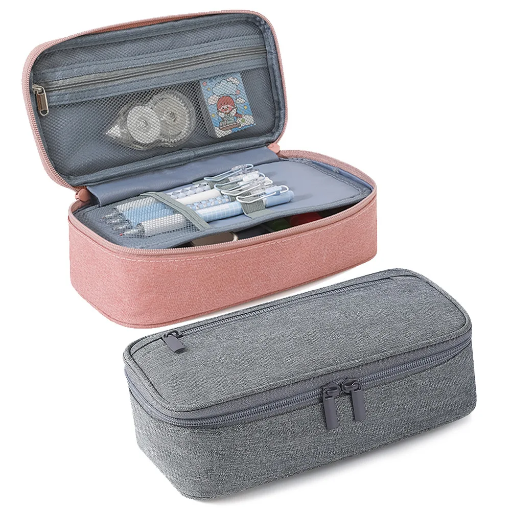 Portable Multi-Functional Large Capacity Pencil Case and Stationery Organizer