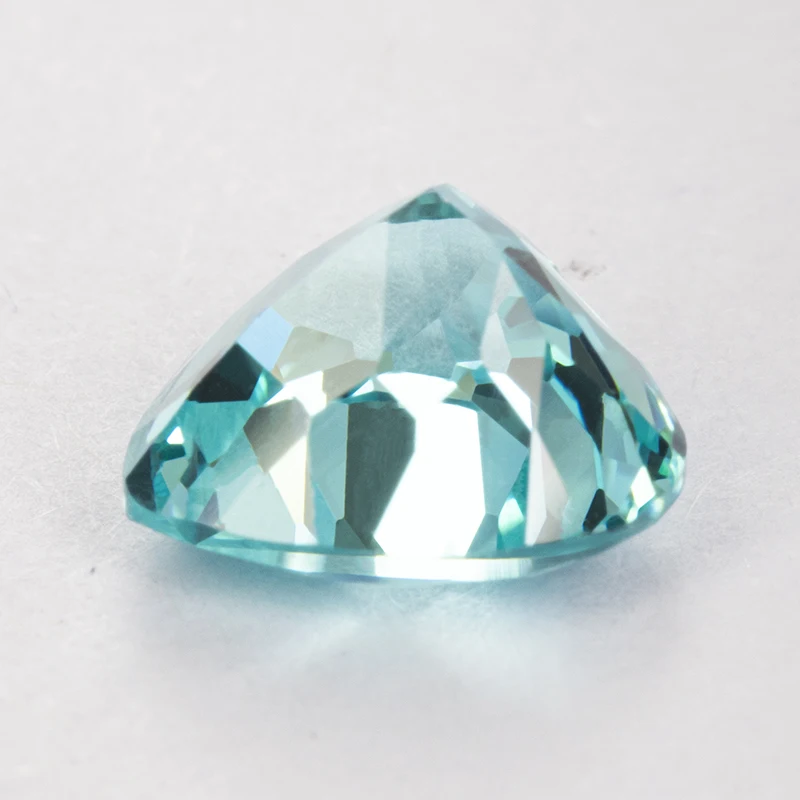 Lab Grown Paraiba Heart Shape VVS1 Stone for Charms Diy Advanced Jewelry Making Bracelet Materials Selectable  AGL Certificate