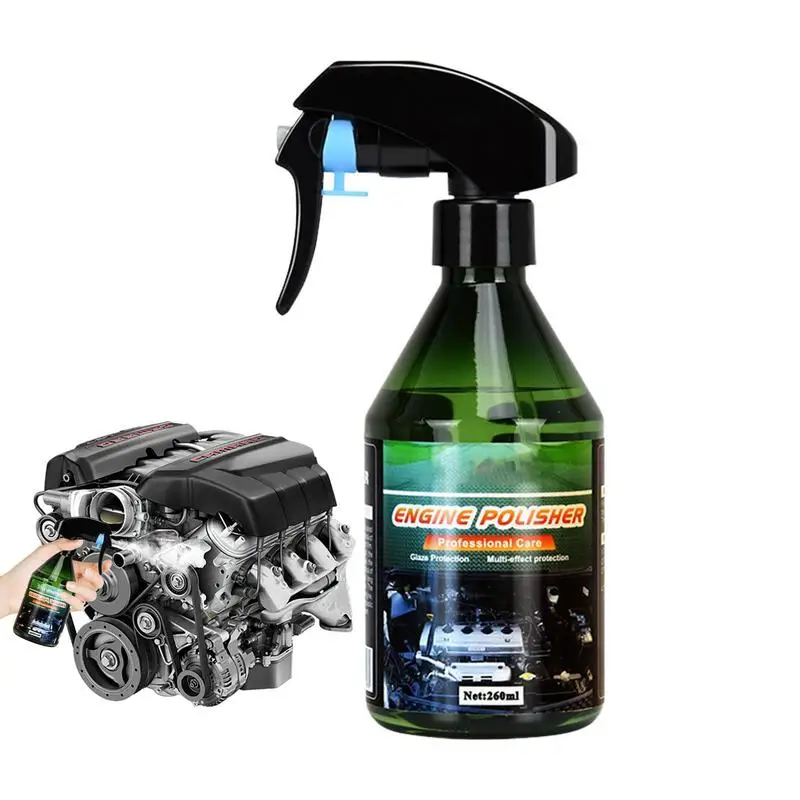 Car Engine Coating Spray Long Lasting Restorer Non Greasy Cleaner