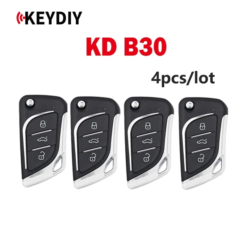 

4 шт. KEYDIY KD B30 оригинальный KD900K/D900 +/URG200/KD-X2 программатор серии B пульт дистанционного управления B30 для автомобильных ключей