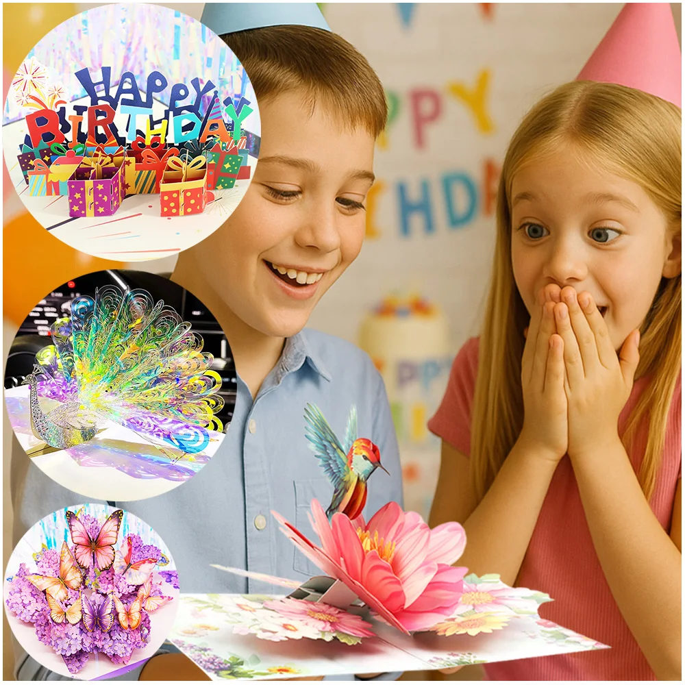 Hot 3D Pop UP Happy Birthday Cards 1