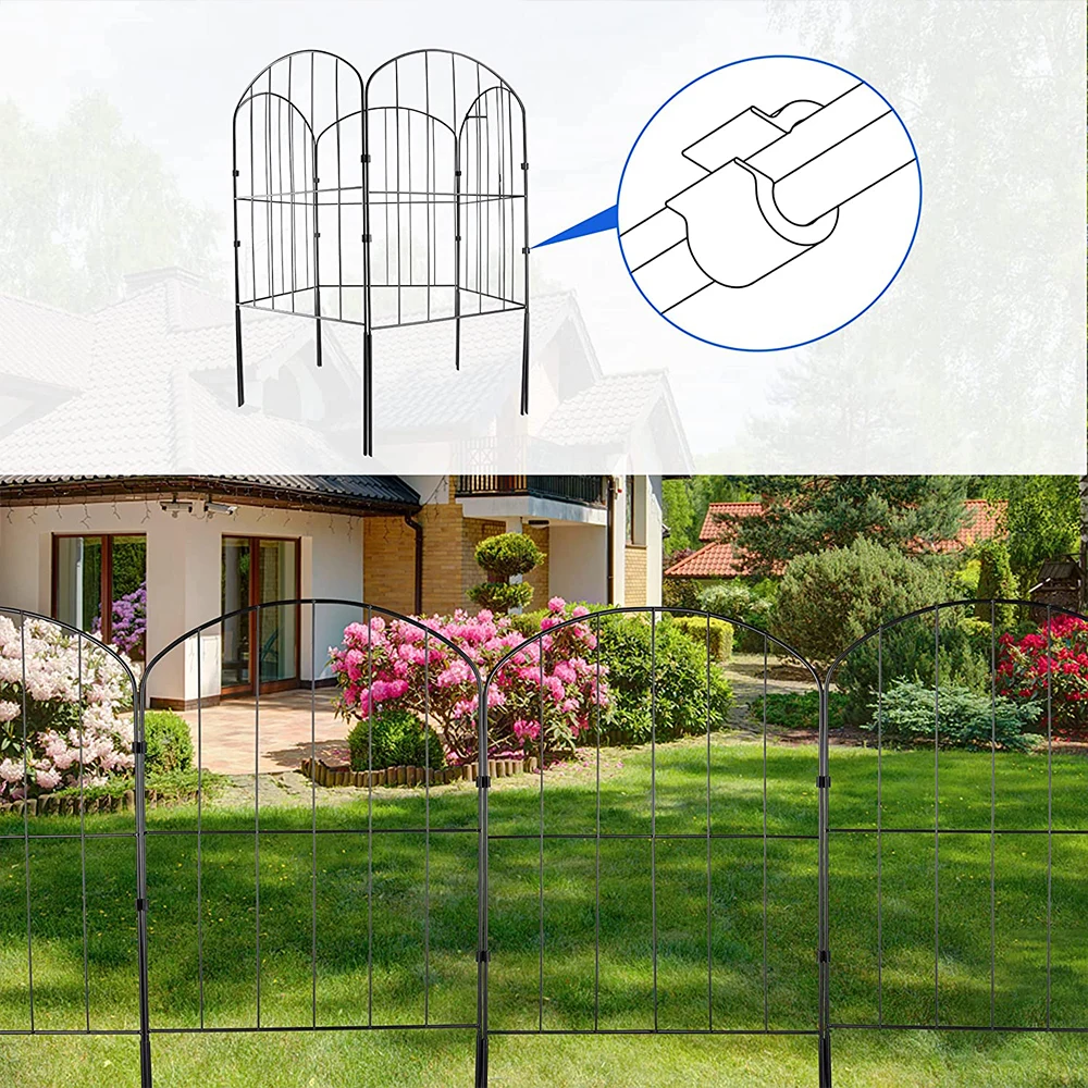 Easy Installation Privacy fencing trellis gates Garden Fence wire garden fence 4