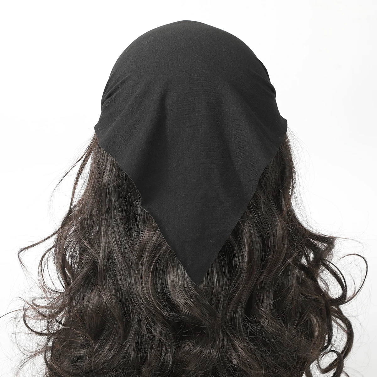 Muslim Triangle Scarf Thin Breathable Headband Turban Headwarps For Women Sweet Hair Accessories Hawaii Retro Headwarp