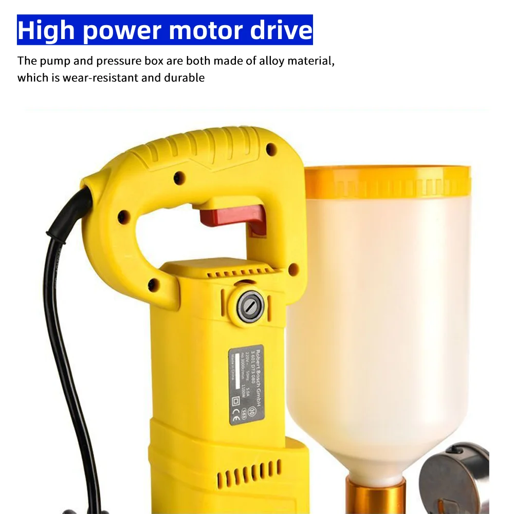High Pressure 1100W Grouting Machine Waterproof Grouting Injection Pump Epoxy/Polyurethane Foam Liquid Leakage Tools