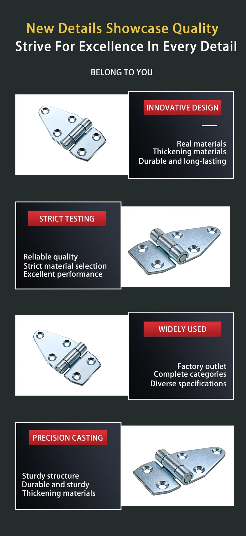 Description Picture 5 of itemCommercial Industrial Iron Galvanized Hinge Freezer With Exposed And Thickened Load-Bearing Chassis