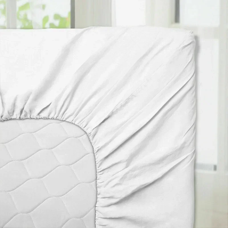 Full Fitted Bed Sheet Extra Deep 25 Cm Single Double Super King Size Sheets UK 4