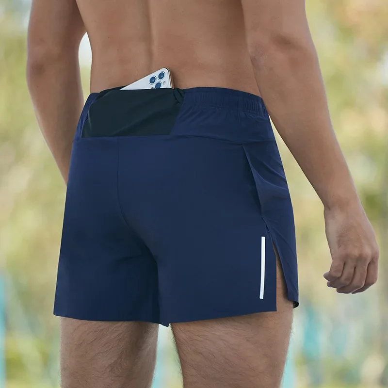Men's Running Shorts Quick Dry Breathable Marathon Training Shorts Summer Cross Country Sports Comfortable Running Pants