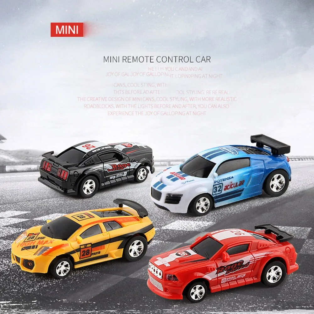 Mini Coke Can Car Speed RC Radio Remote Control Micro Racing Car 1 Set remote control car Kids Toys Gifts