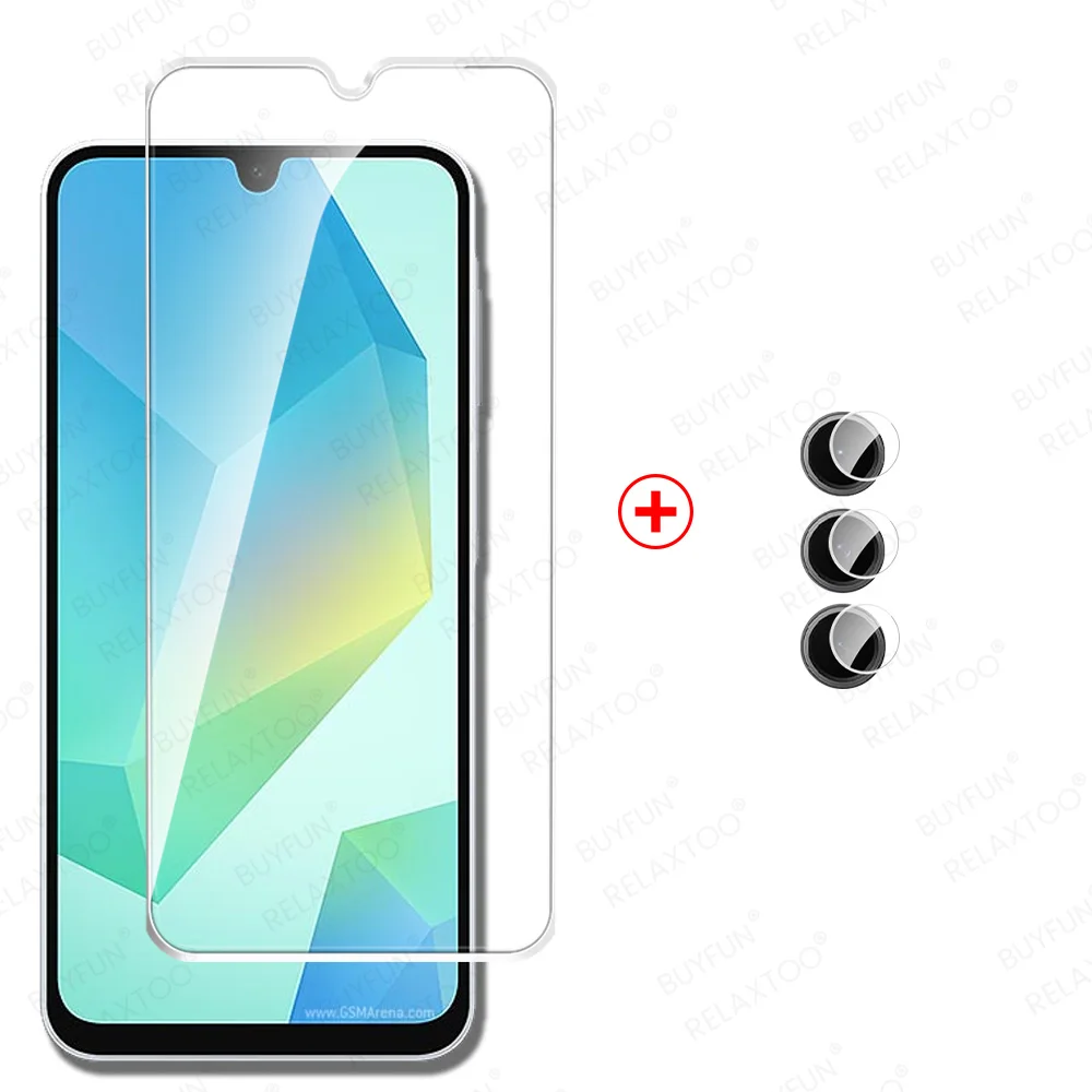 6-in-1 Tempered Glass Screen Protector with Lens Film