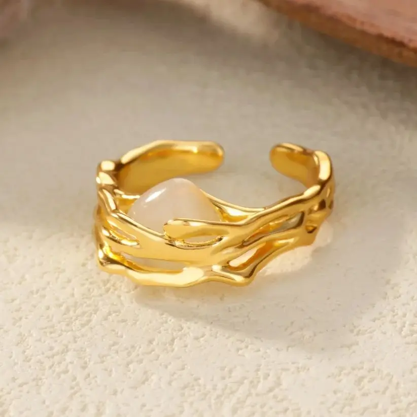 Natural Stone Rings For Women