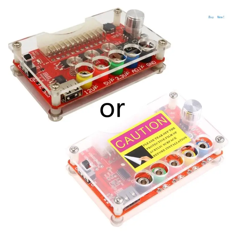

ATX 24 Pin Power Supply Panel and Acrylic for Case with ADJ Adjustable Knob for 3.3V 5V 12V