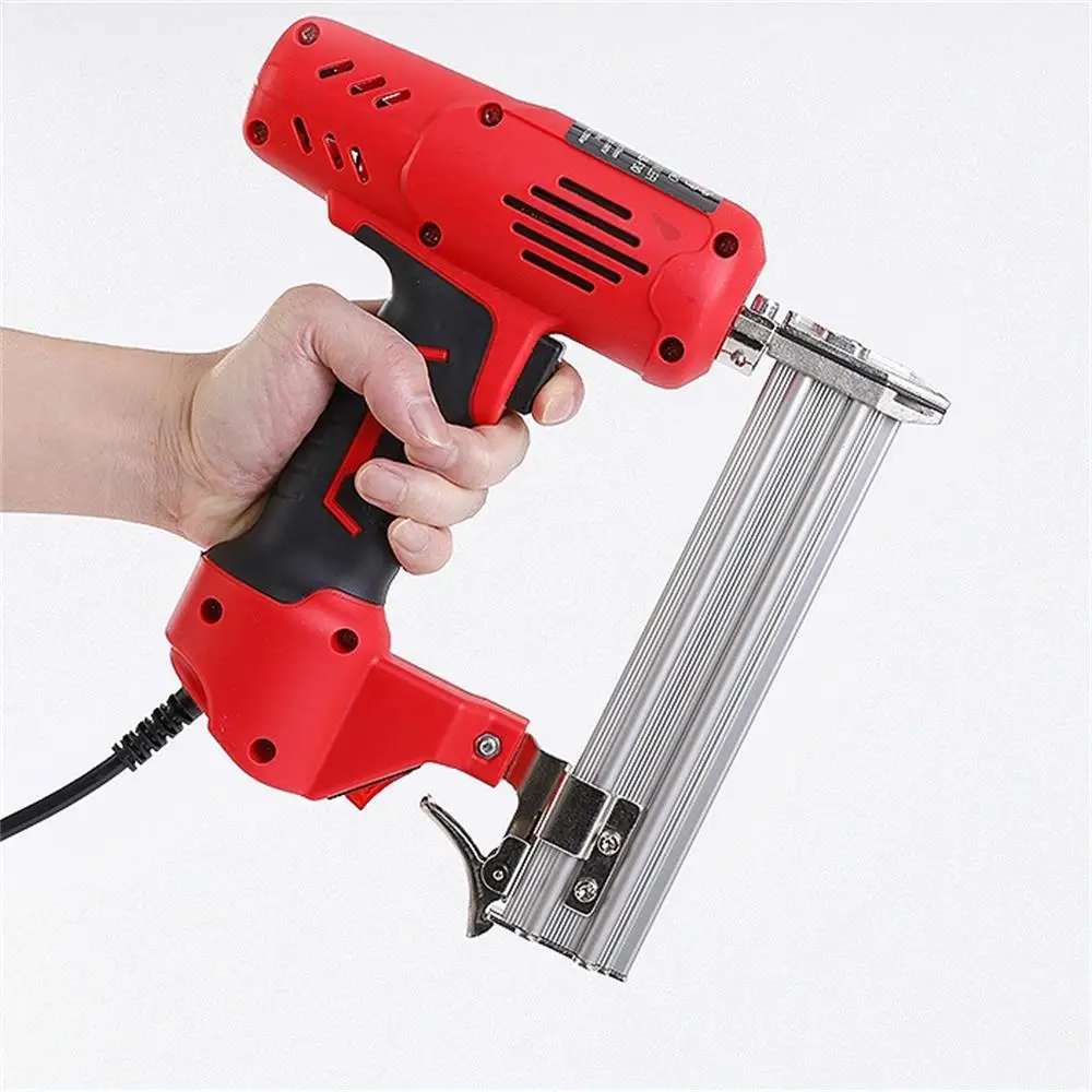 2600W F30 Electric Nailer And Stapler Furniture Staple Gun For Wood Frame Carpentry Woodworking Construction Electric Tools 2