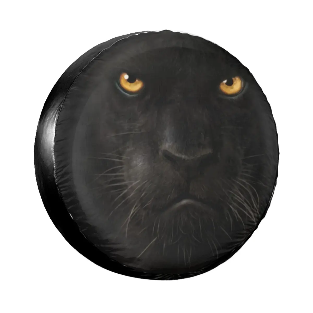 

Black Panther Spare Wheel Tire Cover for Mitsubishi Pajero Animal Dust-Proof Vehicle Accessories Car