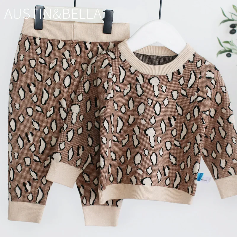 

Baby Bodysuits Long Sleeve Fashion Autumn Winter Newborn Infant Boy Girl Cotton Knitted Jumpsuits Hats Outfits Sets 2pcs Clothes