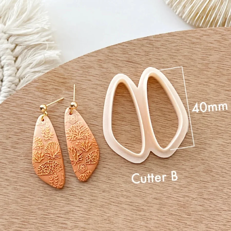 Basic Geometry Polymer Clay Cutters Earrings Jewelry Pendant Making Tools