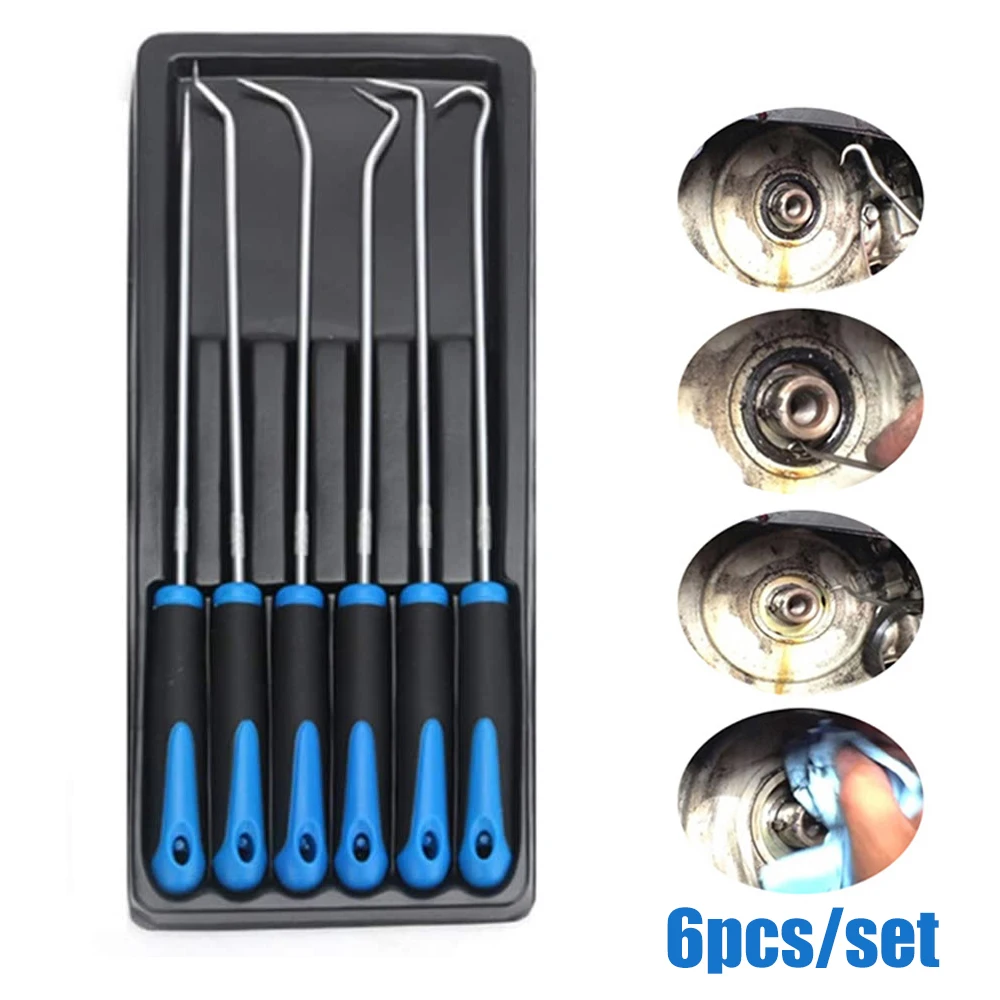 6 PCS Pick Hook Set Durable Extra Long O-Ring and Seal Remover