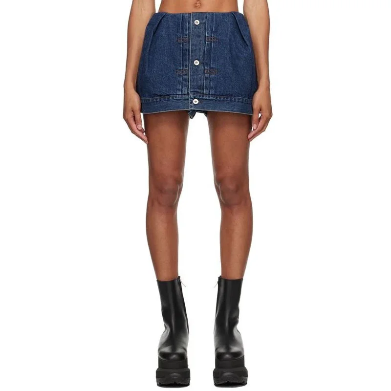 

Женские джинсовые шорты в стиле ретро, повседневные брюки из чистого хлопка с низкой посадкой, y2k, лето 2024