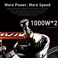 Trottinette électrique pliable JOYOR S10-S-Z, moteur 2000W, batterie 60V18Ah, autonomie 75 km et vitesse maximale 60 km/h, pneus 10 pouces, trottinette électrique pour trajets urbains 2