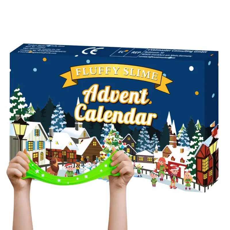 

Календарь с обратным отсчетом и обратным отсчетом на Рождество, Подарочная коробка 2023 для детей, мальчиков, девочек, взрослых, подарок на день рождения, календарь, настольное украшение, 24 шт.