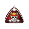 Custom One Piece Straw Hat Pirates Skull Tissue Box Holder Square Anime Manga PU Leather Facial Tissue Box Cover for Car Home 3