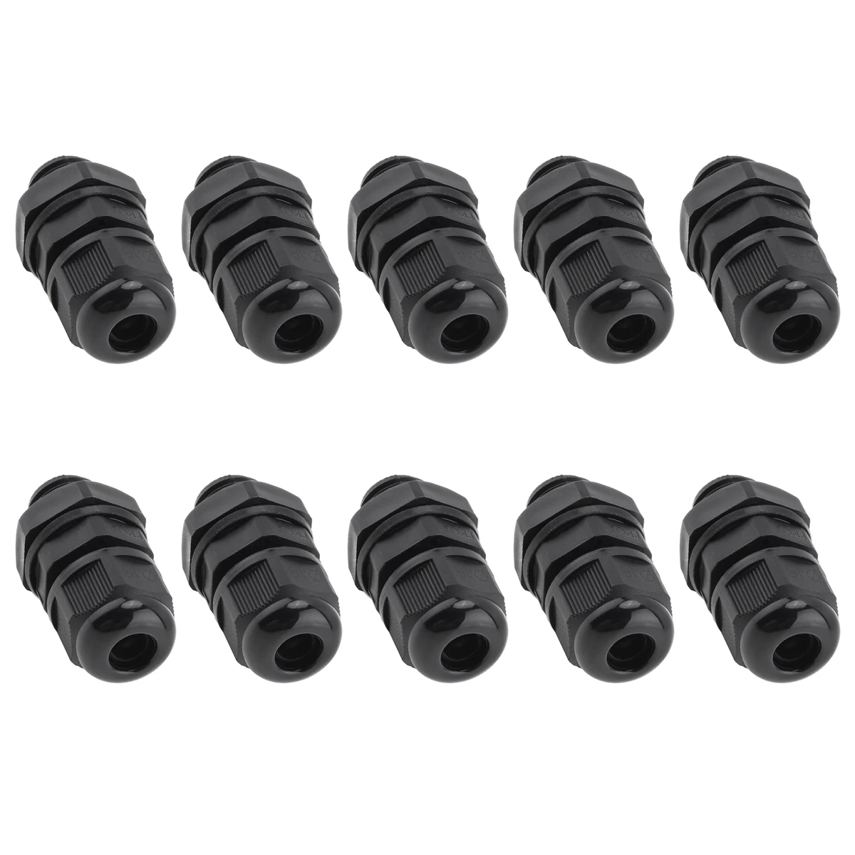 Easy Installation 10pcs 1/4 Inch NPT Cable Gland IP68 Nylon Strain Relief Waterproof Flame Retardant Connection Fixing Head special easy to detachable widening decompression color waterproof nylon stress reliever shoulder strap for backpack