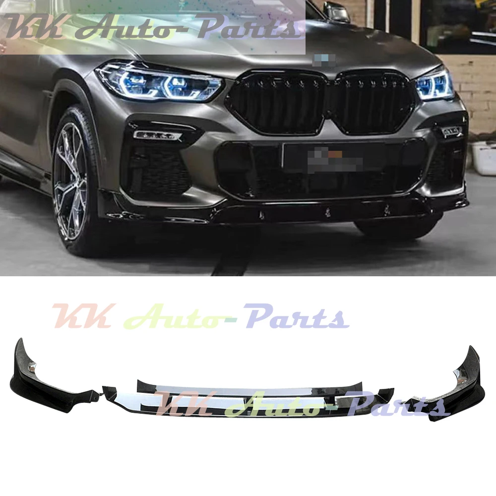 

ABS Front Spoiler Bumper Lip Chin For BMW X6 G06 M-Sport 2020-2021 Auto Tuning
