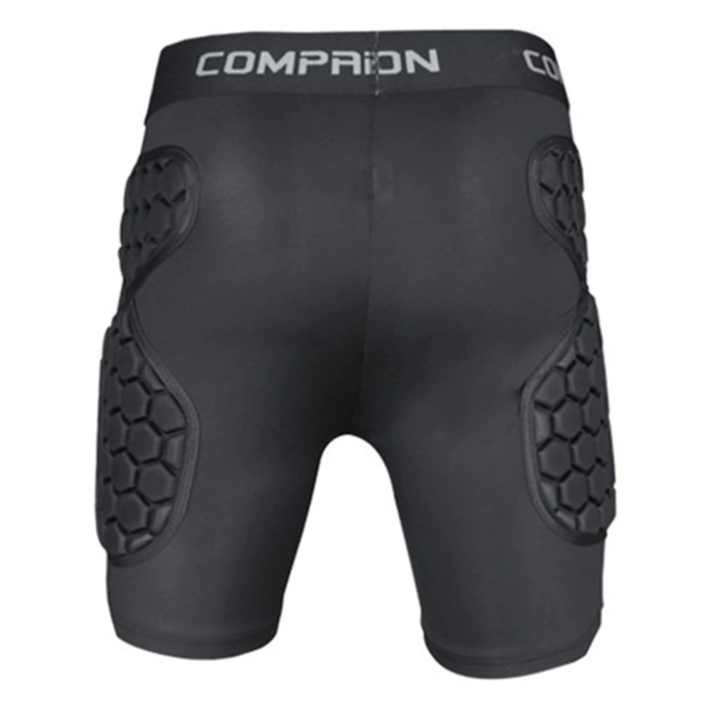 Football Soccer Goalkeeper Shorts EVA Sponge Protective Rugby Skateboard Training Shorts Hip Pad Sports Safety men shorts
