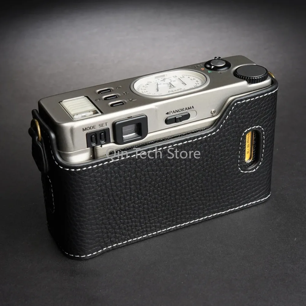 Custodia Per Fotocamera In Vera Pelle Di Vacchetta Per Fotocamera Da Lavoro Manuale Per Nikon 28Ti 35Ti Custodia Protettiva Per Il Corpo Base Per Scat