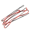 Archery Bowstring Recurve Bow String 12/16 Strands 48-70in Black White Red For Recurve Bow Long Bow Traditional Bow 5