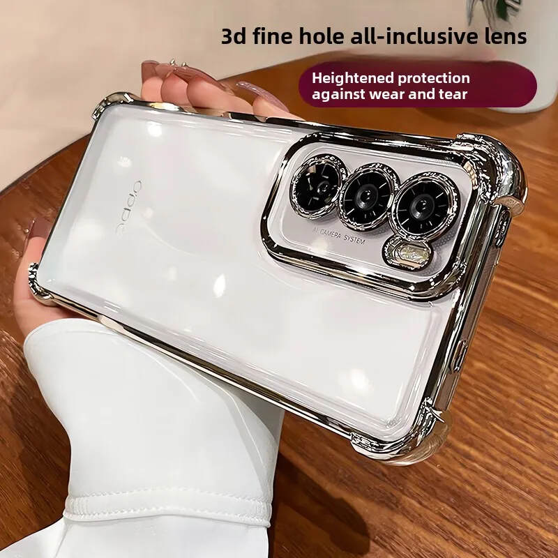 Shockproof Clear Silicone Soft Case with Reinforced Corners