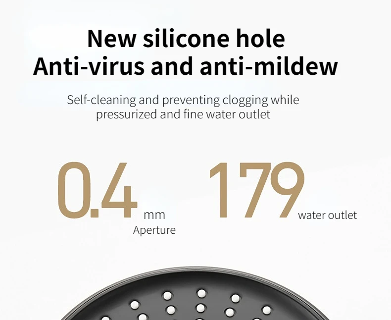 Xiaomi shower head with 5 adjustable modes highpressure shower with