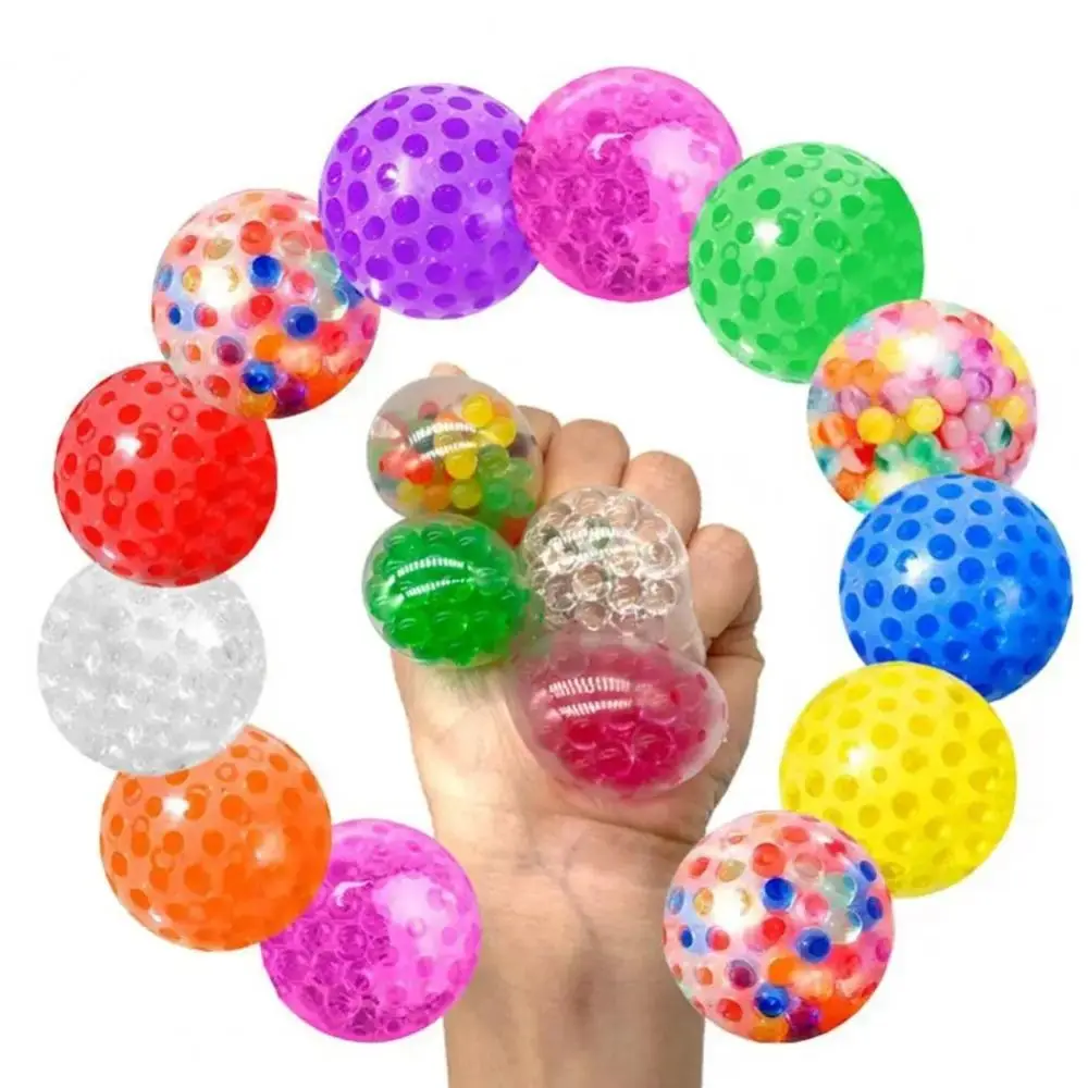 Ball Vent Water Bead Ball Squeezing Toy Squeezing Toy 3.5Cmtpr Children Adult Squeeze Ball Grape Ball Play Stress Reliever Toys 5