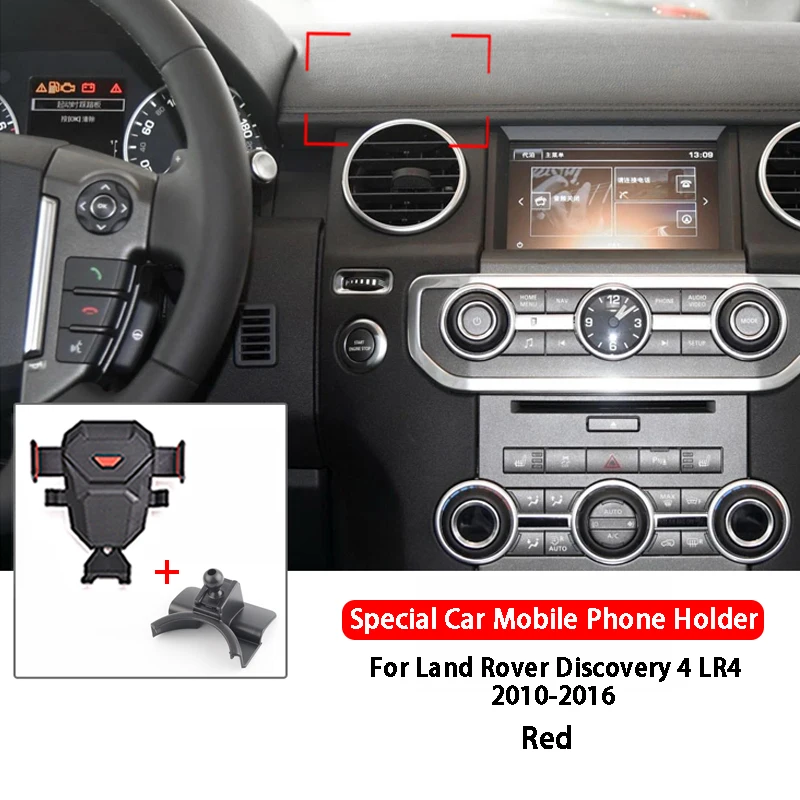 Phone Holder Mobile Phone Holder Car Gravity Holder Support Mobile Phone Stand For Land Rover Defender Discovery Sport Discovery 5 4 LR4 Car Styling