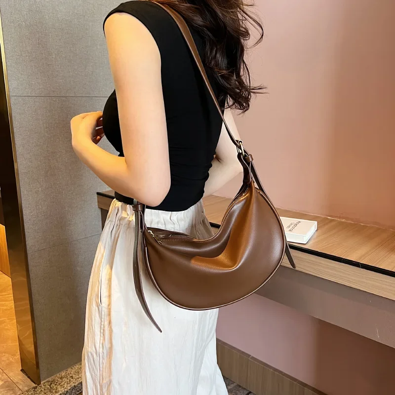 

Брендовая женская сумка, новая вместительная сумка, женская модная простая сумка через плечо, цветная сумка через плечо, сумка-пельмень для подмышек