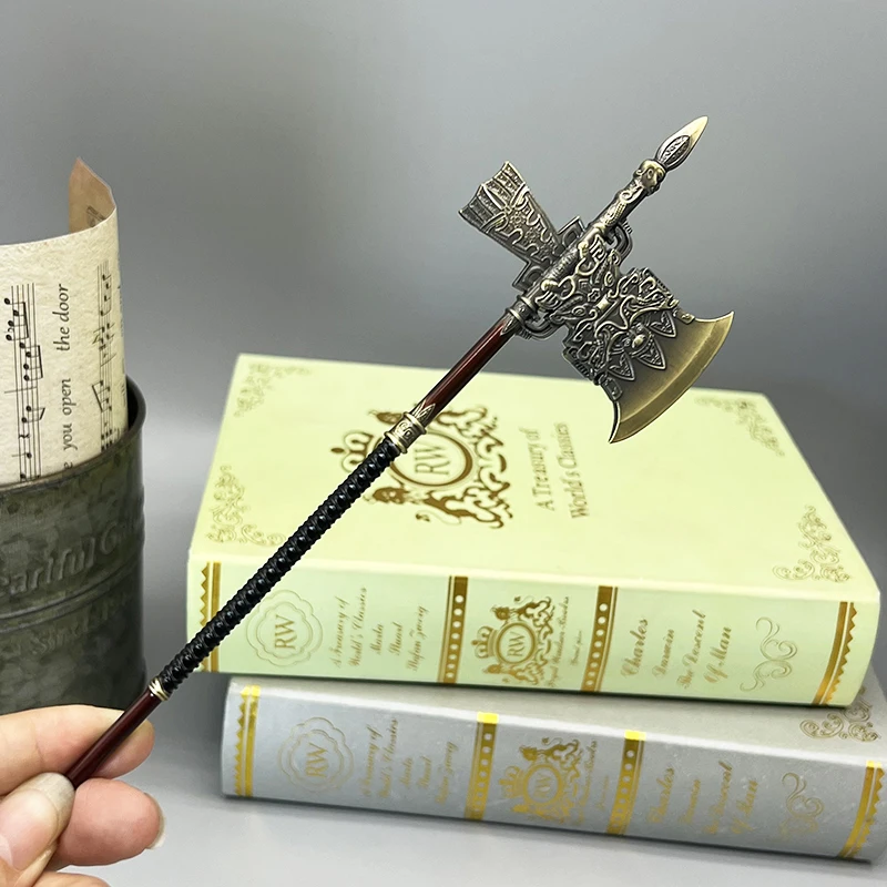 アイヌ　ブロンズ　戦斧　希少　珍品 22cm 殷王朝のブロンズ戦斧 神の創造映画周辺機器 古代中国軍