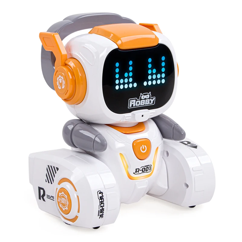 RC Robot Emo Interactive Intelligent Induction Dance Music Sensing Robotic 2.4G Remote Control Toys for Children Birthday Gifts