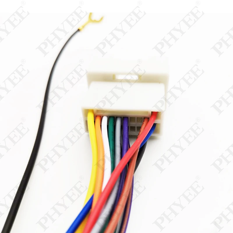 HEROFFIX 1Pc Cable de Adaptador de Cámara de Visión Trasera para Mitsubishi Outlander ASX GF GG ZJ ZK 13-20 Cable de Arnés de Cableado de Respaldo Delantero Gris Metálico