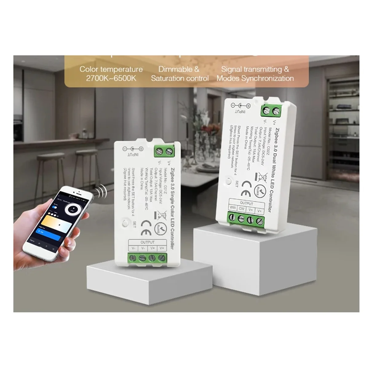 HFIL_Zigbee3.0 C01Z C02Z Controller TUYA Intelligent Life APP Control(B)
