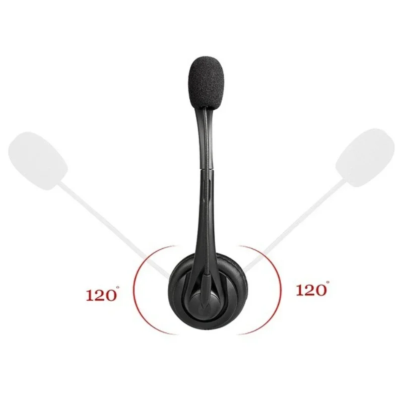 스테레오 유선 오버이어 헤드폰 노이즈 캔슬링 게이밍 헤드셋, 마이크 포함, 휴대폰 PC 노트북용, 3.5mm, 50 개