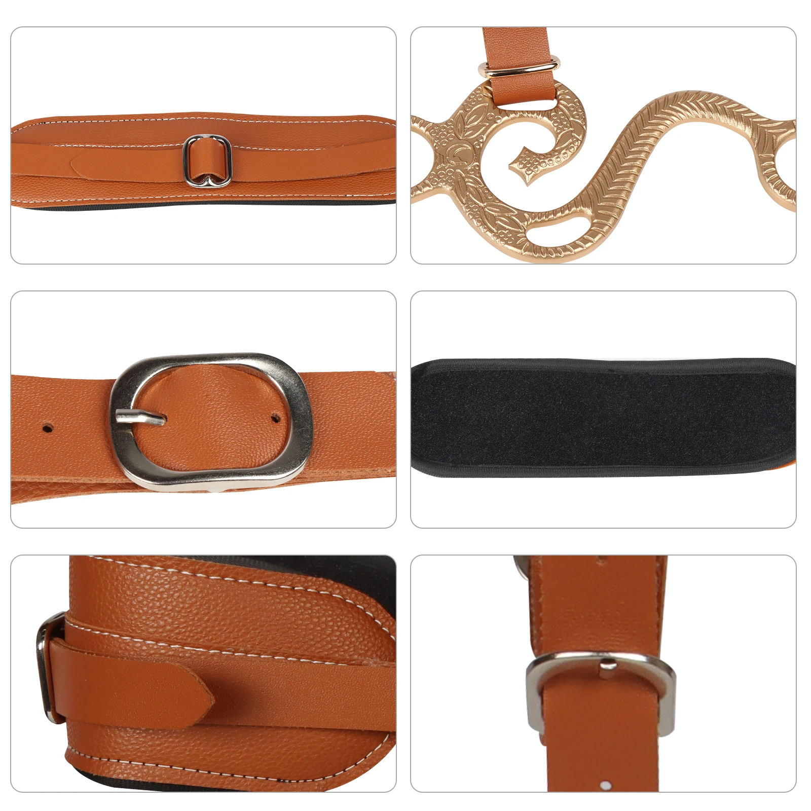 Horse Bit Bridle Hackamore Brown English Western Nose Curb Chain Padded Adjustable Horse Equipment 4