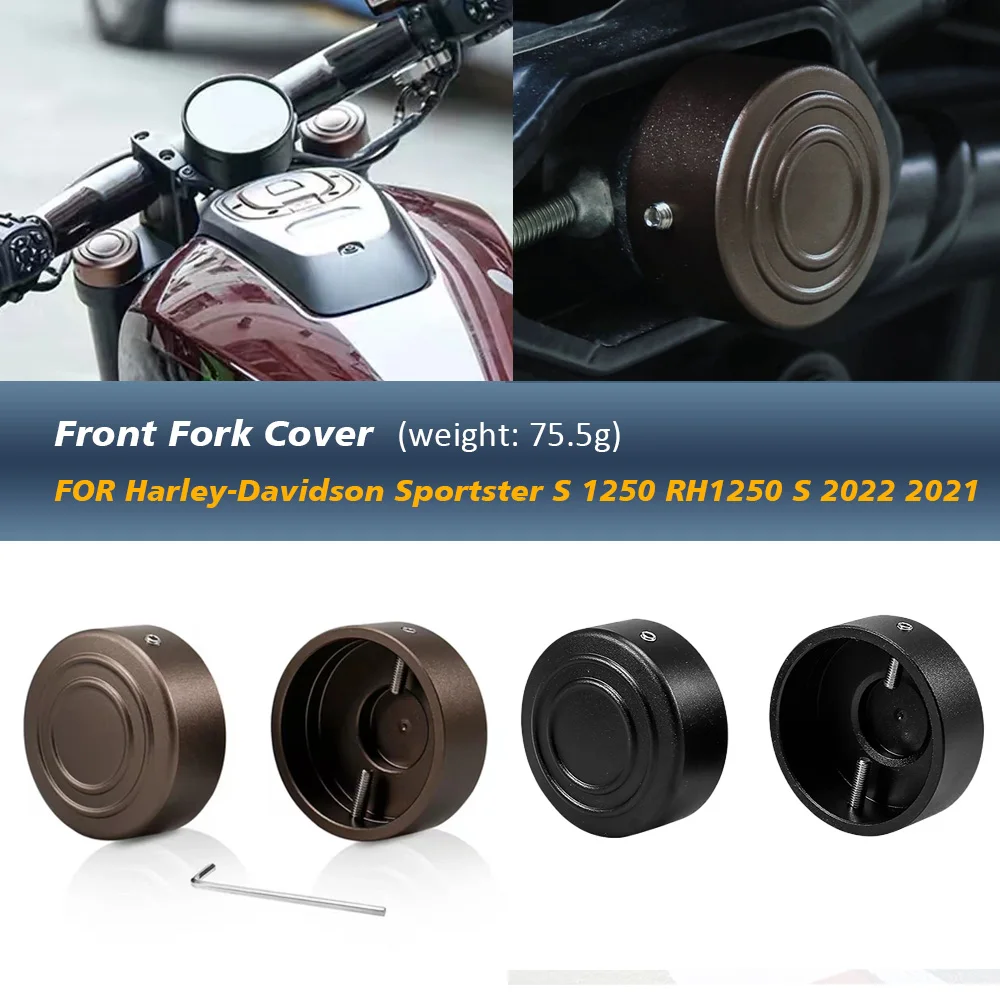 Coperchio Del Dado Della Forcella Superiore Del Motociclo Coperchio Del Dado Dell'Asse Centrale Per Harley Sportster S 1250 Rh1250S 2021 2022 Dado Del