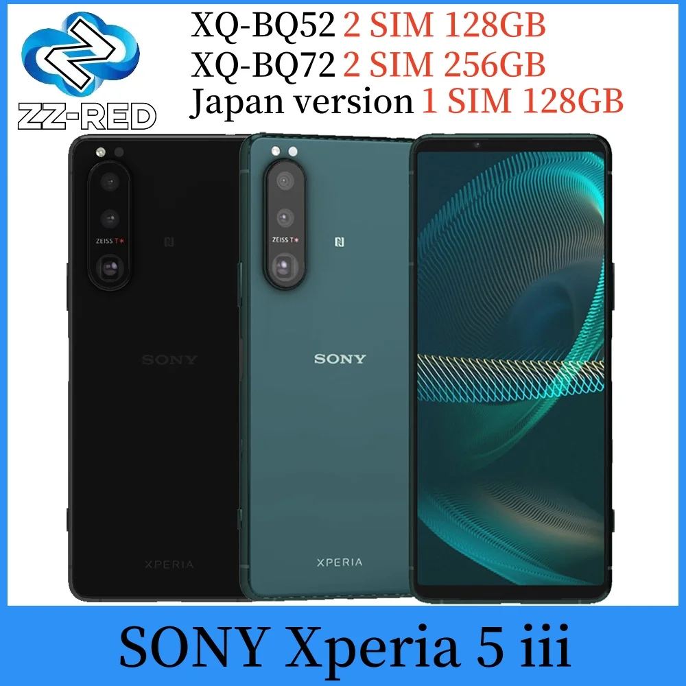 Xperia5 Ⅲ XQ-BQ52 ブラック Sony Xperia 5 III 5iii 5G Dual Sim XQ-BQ52 XQ-BQ72 8GB RAM 128