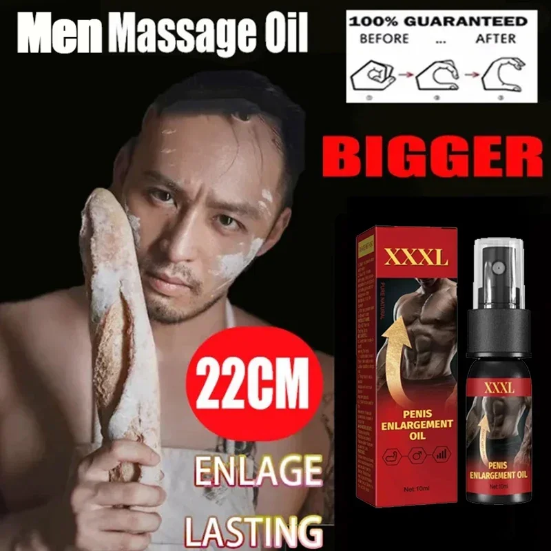 Men Big Penis Enhancement Enlargement Adult Boost Male Sexual Strength Oil