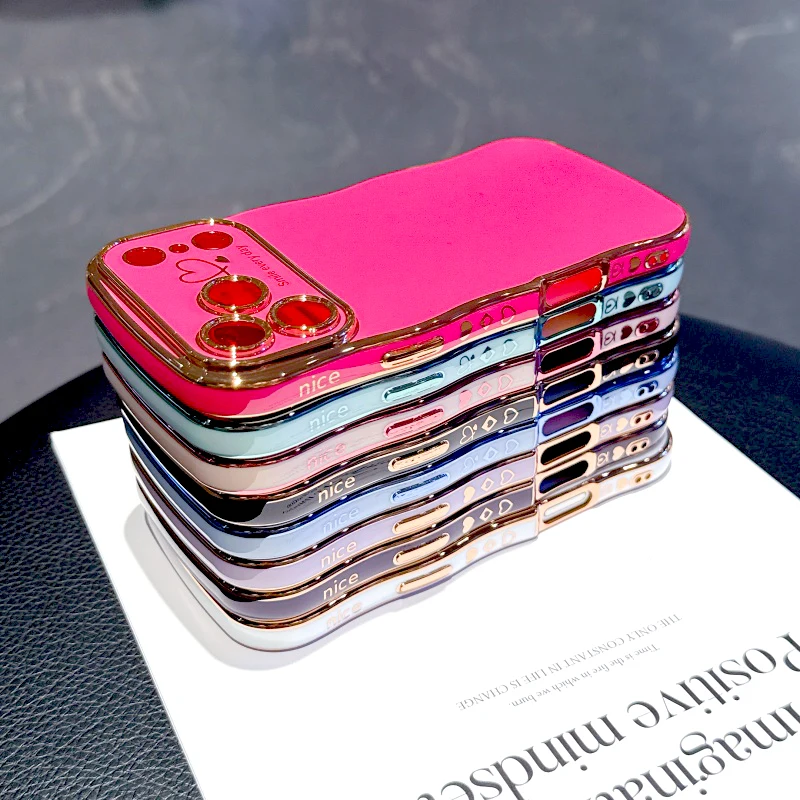 รูปสินค้า เคสโทรศัพท์นิ่มลายคลื่น สุดชิค ใส่ได้ทุกรุ่น iPhone