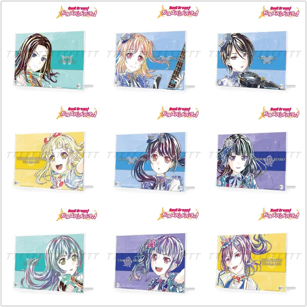 Игровая акриловая искусственная аниме Shirokane Rinko Kurata Mashiro Tsurumaki Kokoro фигурка пластина игрушка для косплея подарок Игровая акриловая искусственная аниме Shirokane Rinko Kurata Mashiro Tsurumaki Kokoro фигурка пластина игрушка для косплея подарок