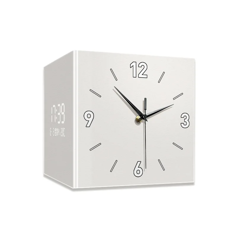 Modern Corner Digital Wall Clock 6
