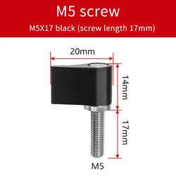 Enhanced Aluminum Quick - Release Locking Mount Screws for Photography Accessories